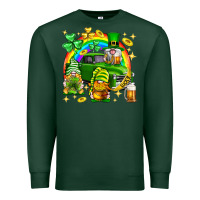 Sports Green St. Patrick's Day gnomies truck Premium Sweatshirt - Neo Western