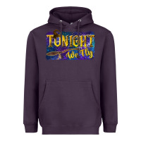 Plum Tonight We Fly Heavyweight Hoodie - texasbilliewilder
