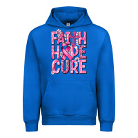 Cobalt faith hope cure cancer Urban Hoodie - NancyCooperArtShop