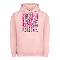 Pigment Salmon faith hope cure cancer Urban Hoodie - NancyCooperArtShop
