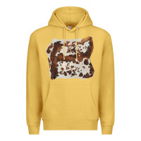 Antique Gold hand drawn cowhide cow fur Premium Hoodie - BarkalooDesign
