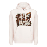 Pale Pink hand drawn cowhide cow fur Premium Hoodie - BarkalooDesign