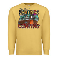Antique Gold the best memories camping Premium Sweatshirt - SublimationCraftShop