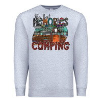 Heather Grey the best memories camping Premium Sweatshirt - SublimationCraftShop