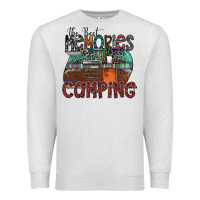 Oatmeal Heather the best memories camping Premium Sweatshirt - SublimationCraftShop