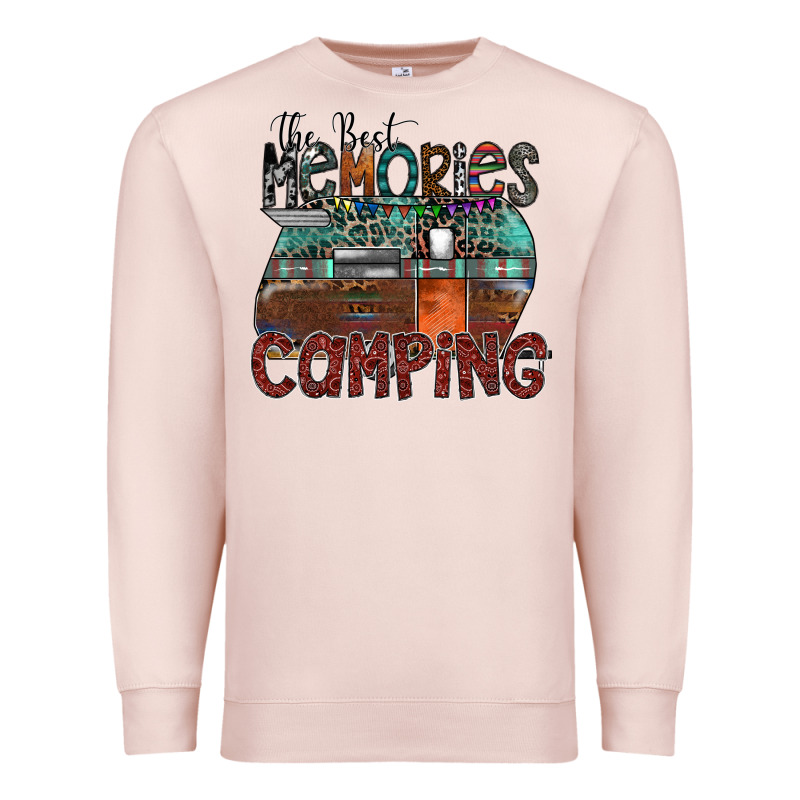 The Best Memories Camping Premium Sweatshirt by SublimationCraftShop | Teevron