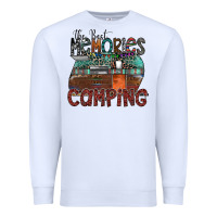 White the best memories camping Premium Sweatshirt - SublimationCraftShop