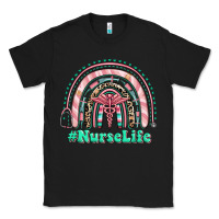 Black nurse life rainbow Classic Tee - RanaPortraitStore