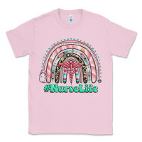 Bubblegum Pink nurse life rainbow Classic Tee - RanaPortraitStore