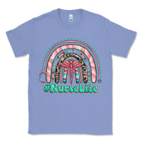 Colony Blue nurse life rainbow Classic Tee - RanaPortraitStore