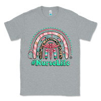 Heather Grey nurse life rainbow Classic Tee - RanaPortraitStore