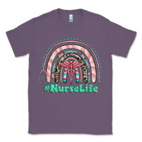 Lavender nurse life rainbow Classic Tee - RanaPortraitStore