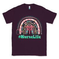 Plum nurse life rainbow Classic Tee - RanaPortraitStore