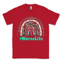 Red nurse life rainbow Classic Tee - RanaPortraitStore
