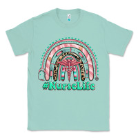 Seafoam nurse life rainbow Classic Tee - RanaPortraitStore