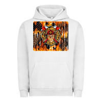 Pigment Lunar Rock Firefighter Skull Urban Hoodie - LillyAllenDesigns