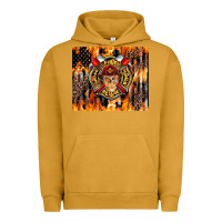 Pigment Peanut Butter Firefighter Skull Urban Hoodie - LillyAllenDesigns