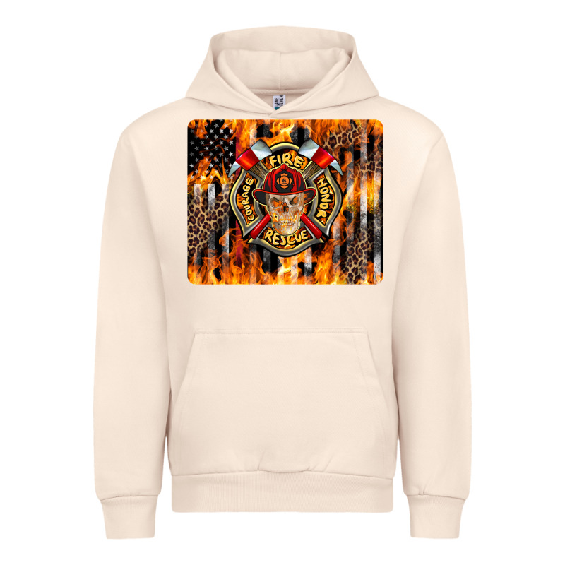 Firefighter Skull Urban Hoodie by LillyAllenDesigns | Teevron
