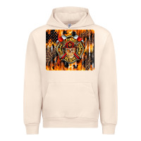 Sandshell Firefighter Skull Urban Hoodie - LillyAllenDesigns
