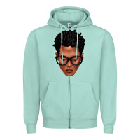 Black Man Portrait Zipper Hoodie | Teevron