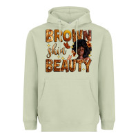 Matcha brown skin beauty Heavyweight Hoodie - Zillion Design Studio