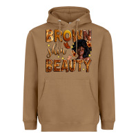 Toasted Coconut brown skin beauty Heavyweight Hoodie - Zillion Design Studio