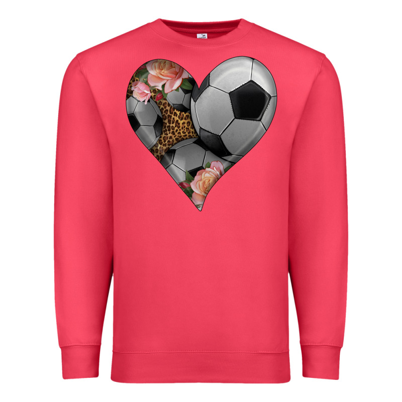 Western Soccer Heart Premium Sweatshirt by HRA Design Shop | Teevron