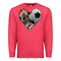 Cardinal western soccer heart Premium Sweatshirt - HRA Design Shop
