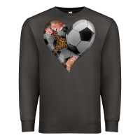 Smoke western soccer heart Premium Sweatshirt - HRA Design Shop