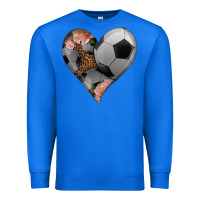 True Royal western soccer heart Premium Sweatshirt - HRA Design Shop