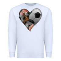 White western soccer heart Premium Sweatshirt - HRA Design Shop
