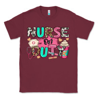 Burgundy nurse on duty Classic Tee - RanaPortraitStore