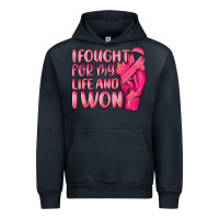 Navy i fought for my life and i won Urban Hoodie - NancyCooperArtShop