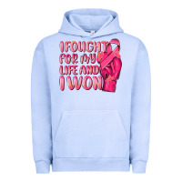 Pigment Grape Ice i fought for my life and i won Urban Hoodie - NancyCooperArtShop