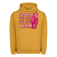 Pigment Peanut Butter i fought for my life and i won Urban Hoodie - NancyCooperArtShop