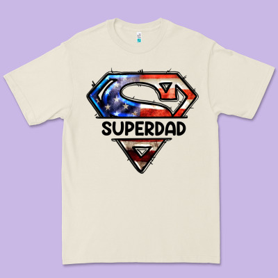 American Superdad Premium Tee Designed By Lillyallendesigns