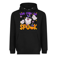 Black Too Cute To Spook Heavyweight Hoodie - texasbilliewilder