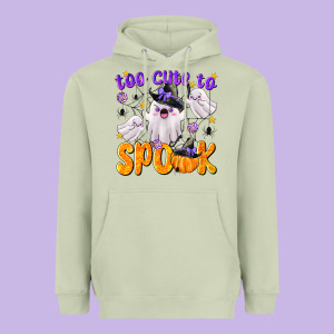 Too Cute To Spook Heavyweight Hoodie Designed By Texasbilliewilder