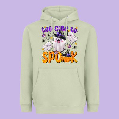Too Cute To Spook Heavyweight Hoodie Designed By Texasbilliewilder