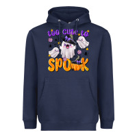 Navy Too Cute To Spook Heavyweight Hoodie - texasbilliewilder