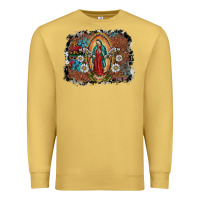Antique Gold virgin mary Premium Sweatshirt - SublimationCraftShop