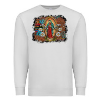 Dove Grey virgin mary Premium Sweatshirt - SublimationCraftShop