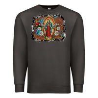 Smoke virgin mary Premium Sweatshirt - SublimationCraftShop