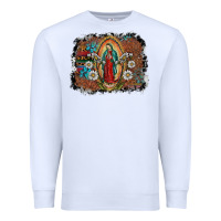 White virgin mary Premium Sweatshirt - SublimationCraftShop