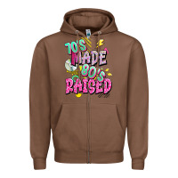 Chestnut 70s made 80s raised Zipper Hoodie - texasbilliewilder
