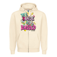 Sandshell 70s made 80s raised Zipper Hoodie - texasbilliewilder