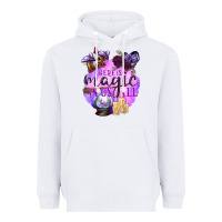 White There Is Magic In Us All Heavyweight Hoodie - texasbilliewilder