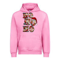 Fuchsia Pink ho ho ho western christmas Urban Hoodie - Jasminsmagicworld