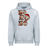 Heather Grey ho ho ho western christmas Urban Hoodie - Jasminsmagicworld