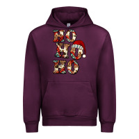 Mauve Wine ho ho ho western christmas Urban Hoodie - Jasminsmagicworld